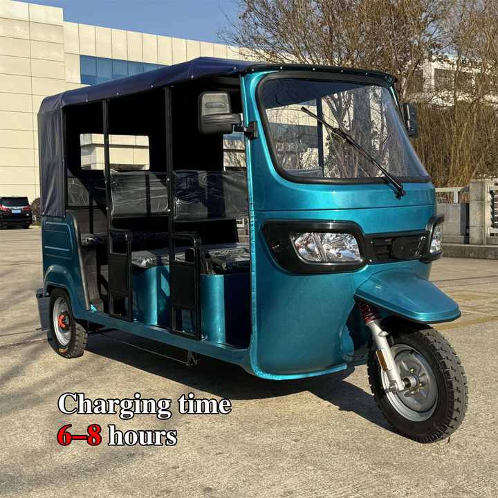 7 Passenger Electric Tricycle Side View